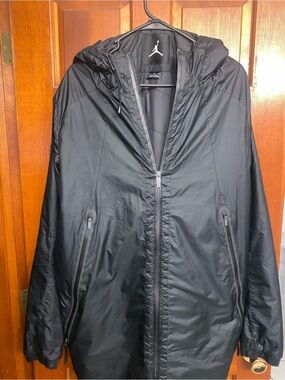 Jordan Black Hooded Windbreaker Jacket